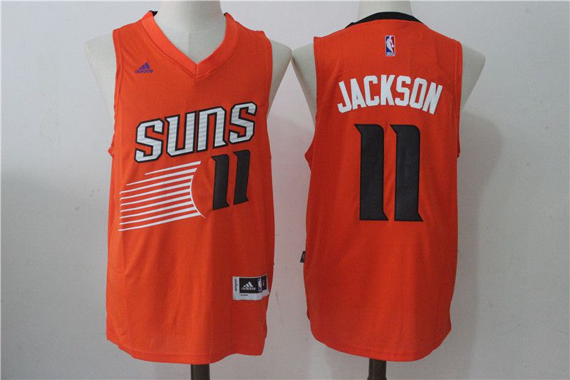 Men Phoenix Suns #11 Josh Jackson Orange NBA Jerseys